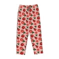 thumbnail image 6 of Uemuo Tomatoes Pattern Women's Wide Leg Palazzo Lounge Pants with Pockets Light Weight Loose Comfy Casual Pajama Pants-X-Large, 6 of 9