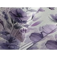 thumbnail image 3 of Ambesonne Purple Quilted Bedspread Set 3 Pcs, Watercolor Vintage Floral, King Size, Lilac Pale Grey Blush, 3 of 4