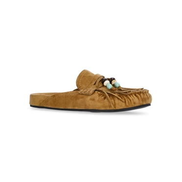 No Boundaries Women's Fringe Slip On Moccasin
