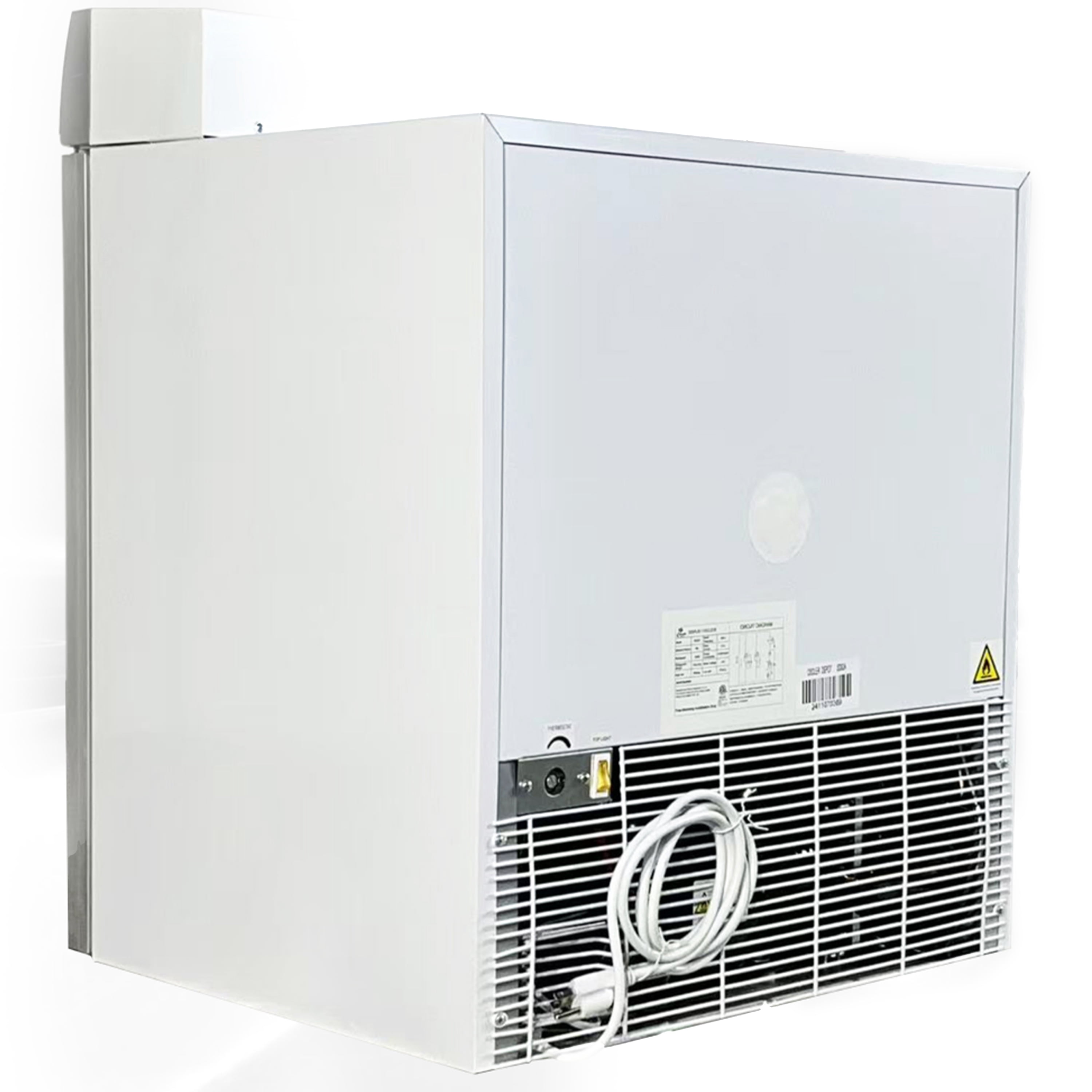 NSF 88L Countertop Freezer, 24 in. Glass Door Display Freezer 4 Cu.Ft.