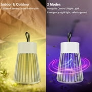 Elegant Choise Bug Zapper Indoor Outdoor Electric Insert Killer Fly Mosquito Trap Light, White