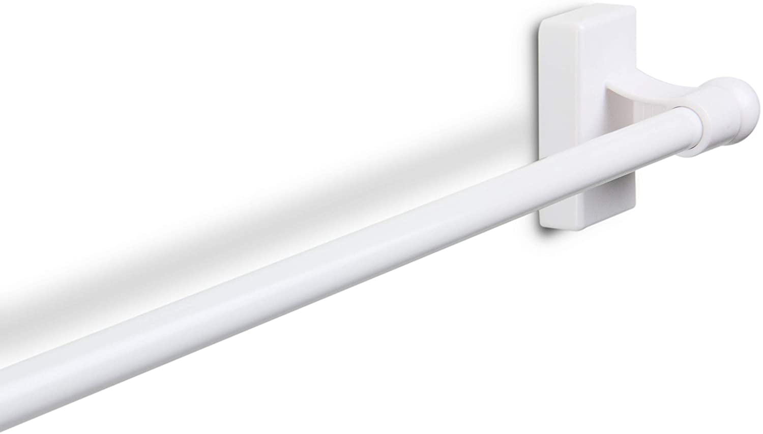 Black 17 30 Inches Magnetic Curtain Rod Window Treatment Hardware Home Kitchen Rayvoltbike Com