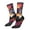 2 Black-2, variant on Colorful Wolf Head Crew Socks for Men & Women, Breathable Casual Athletic Ankle Socks