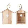thumbnail image 3 of Wooden Window Bird House, Outdoor Bird House Thermal Insulation  For Home For Garden, 3 of 8