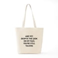 thumbnail image 6 of CafePress - Still Talking Tote Bag - Unisex Canvas Tote Bag, Beige, 1-Piece, 6 of 7