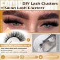 thumbnail image 2 of SENLINK 2027 NEW Eyelash Extension Kit Thick Lash Clusters Kit 10-18mm Volume Clusters Lashes 180D Individual Eyelashes Kit with Lash Bond, Lash Remover, Lash Applicator DIY Lash Extension by SENLINK, 2 of 7