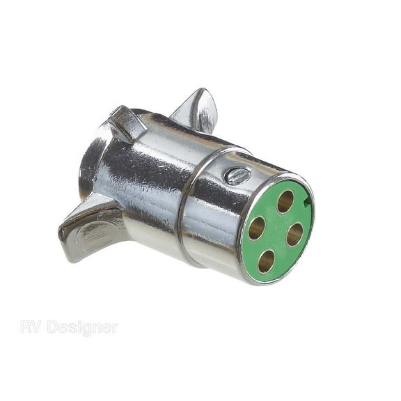 RV Designer P409 4-Way Trailer Connector Plug