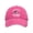 A008- Hot Pink, variant on Usa 250Th Anniversary Baseball Cap, Hot Pink Vintage Cotton, Flag Print, 1 Pc, Independence Day Celebrations, Adjustable 6-Panel, Soft Washed Woven Material