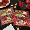 thumbnail image 5 of 5PCS Christmas Themed Keychain Cartoon CarKey Hangings Christmas Tree Decoration Holiday Home Decors Kids Christmas Gift, 5 of 5