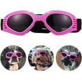 thumbnail image 1 of Gafas de sol para perros Gafas de sol ajustables Correa Protección UV Impermeable para perros pequeños y medianos Rosa, 1 of 5