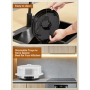 13QT Electric Cooking Steamer, with Delay Timer, 3-Tier Vegetable or Meat Food Steamer, 800W Fast Cooking