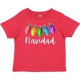 thumbnail image 3 of Inktastic Feliz Navidad Rainbow Holiday Lights Boys or Girls Baby T-Shirt, 3 of 5