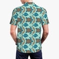 thumbnail image 5 of Rocae Turtles And Seahorses for Men's Short Sleeve Polo Shirt, Quick Drying Performance Moisture Wicking Sports Men's Golf Shirt XX-Large, 5 of 9