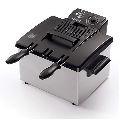 Presto 5Liter Dual Basket ProFry Plus Deep Fryer Stainless Steel