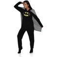 thumbnail image 1 of Batman Adulte Costume d'Union Hommes et Femmes Drop Siège Pyjama Loungewear, 1 of 5