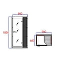 thumbnail image 3 of Blisspod 1-Person Far Infrared Sauna Hemlock Low EMF 3 Heaters – Brown, 3 of 7