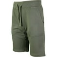 thumbnail image 3 of Mens Lifestyle Fleece Jogger Shorts Athletic Fit Hipster Hip Hop, 3 of 4