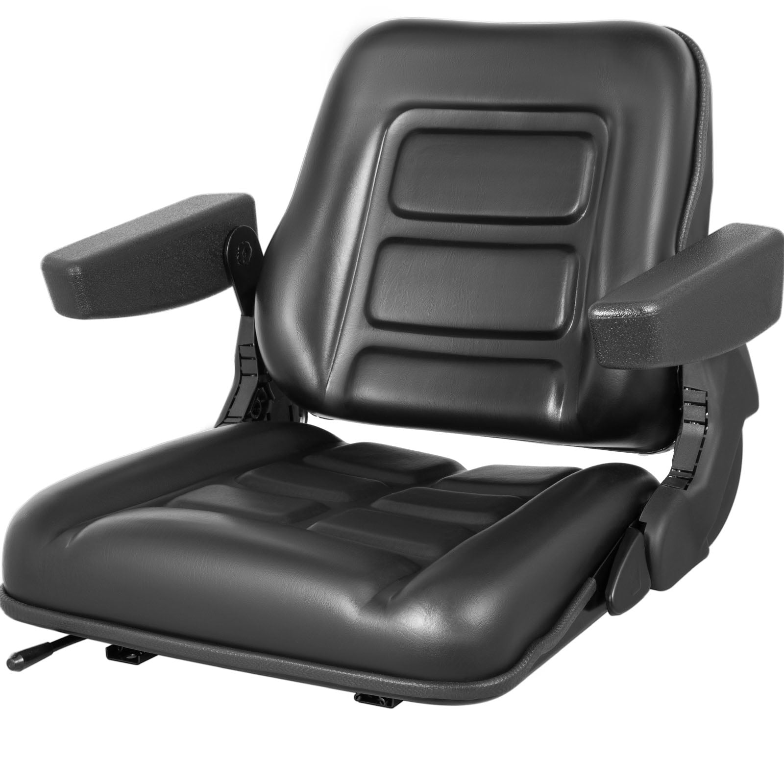 T110BL Black Universal Tractor Seat With Trapezoid Back for sale online 