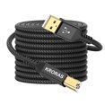 thumbnail image 1 of Cable de impresora KRORAS USB 2.0 tipo A macho a B macho de 3 m, 1 of 7