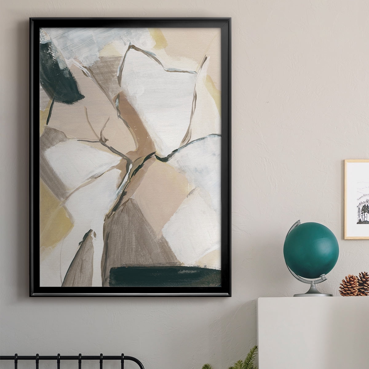Marble Lines I Premium Framed Print - Ready to Hang