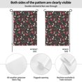 thumbnail image 4 of Sigee Fly Agaric and Flowers for Live Happy Decorative Small Garden Flag,Double Sided Yard Flags Holiday Garden Flags for All Seasons, 4 of 9