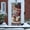 A, variant on HHBEAUTY Christmas Front Door Cover Snowman Door Cover Banner Merry Christmas Door Hanging Backdrop Decorations for Home Indoor Outdoor Winter Holiday Party Decor, 70.9 x 35.4 Inch