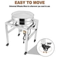 thumbnail image 6 of Stainless Steel Automatic Vibrating Sifter Machine, 19.6" Diameter with 40 & 100 Mesh Screens, Food-Grade Electric Sieve Shaker for Flour Powder, 6 of 8