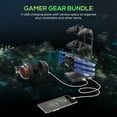 thumbnail image 5 of Eureka Ergonomic 55 Inch  Black Gaming Computer Desk with RGB Lights, 5 of 7