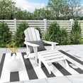 thumbnail image 2 of Paradise 2-Piece Set Classic Folding Adirondack Chair with Footrest Ottoman, 2 of 3