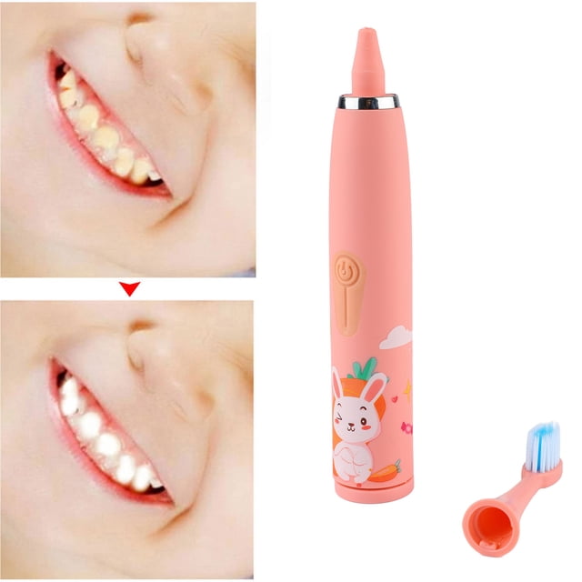 Cepillo de Dientos Eléctrico Para Niños, Cepillo de Dientes Suave Recargable Por USB Con 8 Cabezales de Cepillo para Niños, 4 modos, temporizador Inteligente