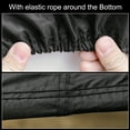 thumbnail image 4 of Unique Bargains 300D Polyester PU Boat Cover 14' 16' 18' 19' 20' Waterproof For V-Hull Black Fit for Length:16-18ft,Beam Width: 94", 4 of 8