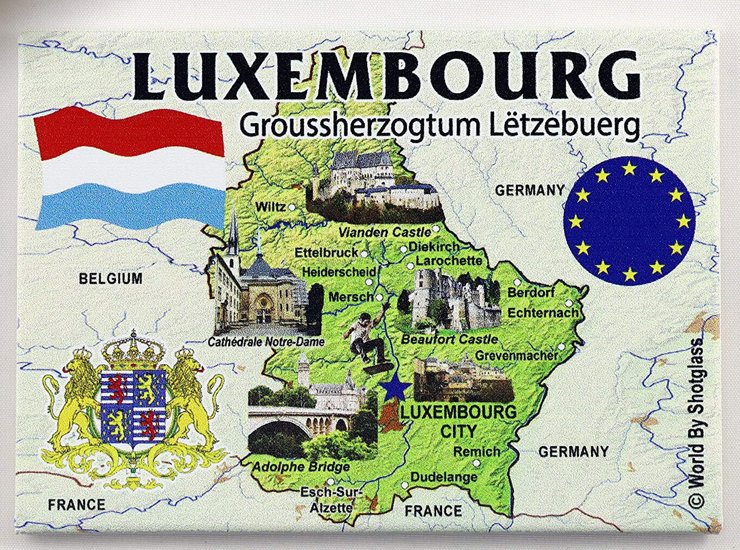 Aimant décoratif VW Bulli Let`s Get Lost Lot de 9 - HORNBACH Luxembourg