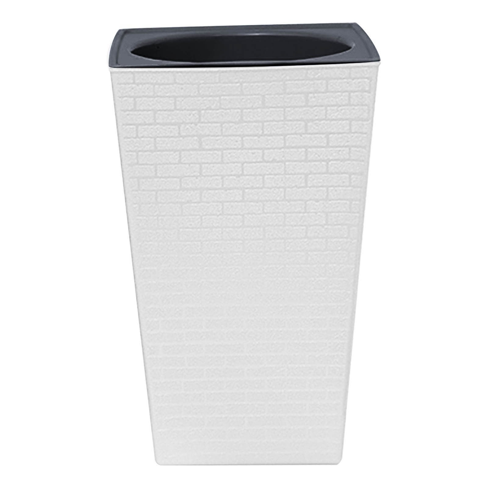 Large Modern Plant Pot with Drainage Holes for Indoor and Outdoor Plants Lightweight Self-Watering Planter for Home Office
