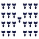 thumbnail image 5 of Conjunto de bikini de 25 piezas, elegante conjunto de ropa interior para mujer, ideal para clubes, viajes y salones. Azul, 5 of 9