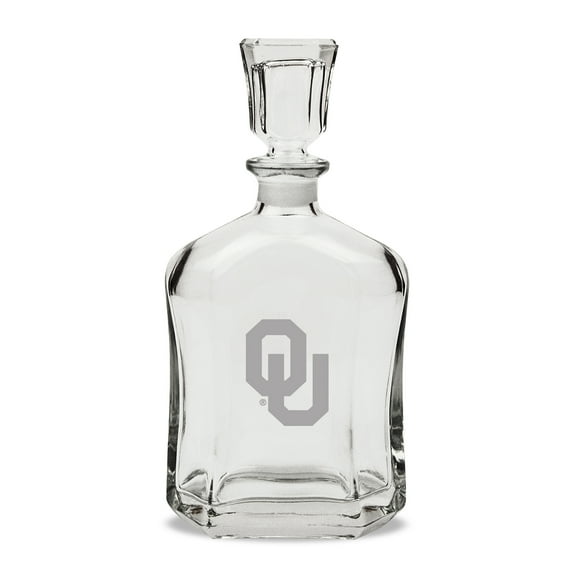Oklahoma Sooners 23.75oz. Whiskey Decanter
