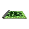 thumbnail image 2 of Ahgly Company Indoor Square Oriental Green Industrial Area Rugs, 4' Square, 2 of 4