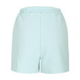 thumbnail image 4 of Shorts Sets for Women Texture Cap Sleeve Tops Matching Drawstring Shorts Casual Loose Workout Outfits Sweatsuit, 4 of 9