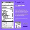 thumbnail image 6 of Legendary Foods  20g Protein Pastry 10 Pack Blueberry, <1g Sugar and Gluten Free, 4g net Carbs, 6 of 7