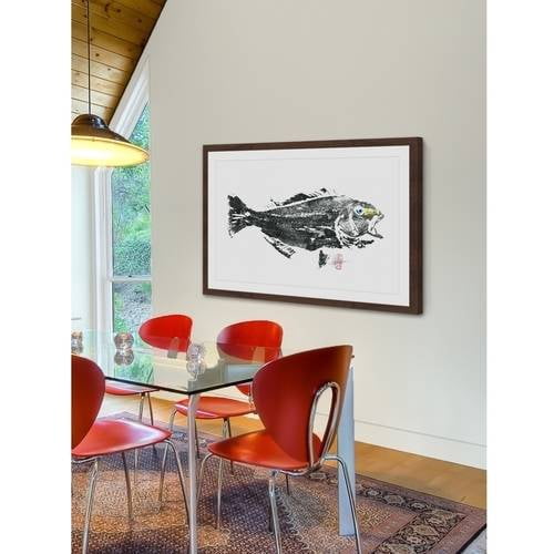 "Trevally Jack" Framed Painting Print