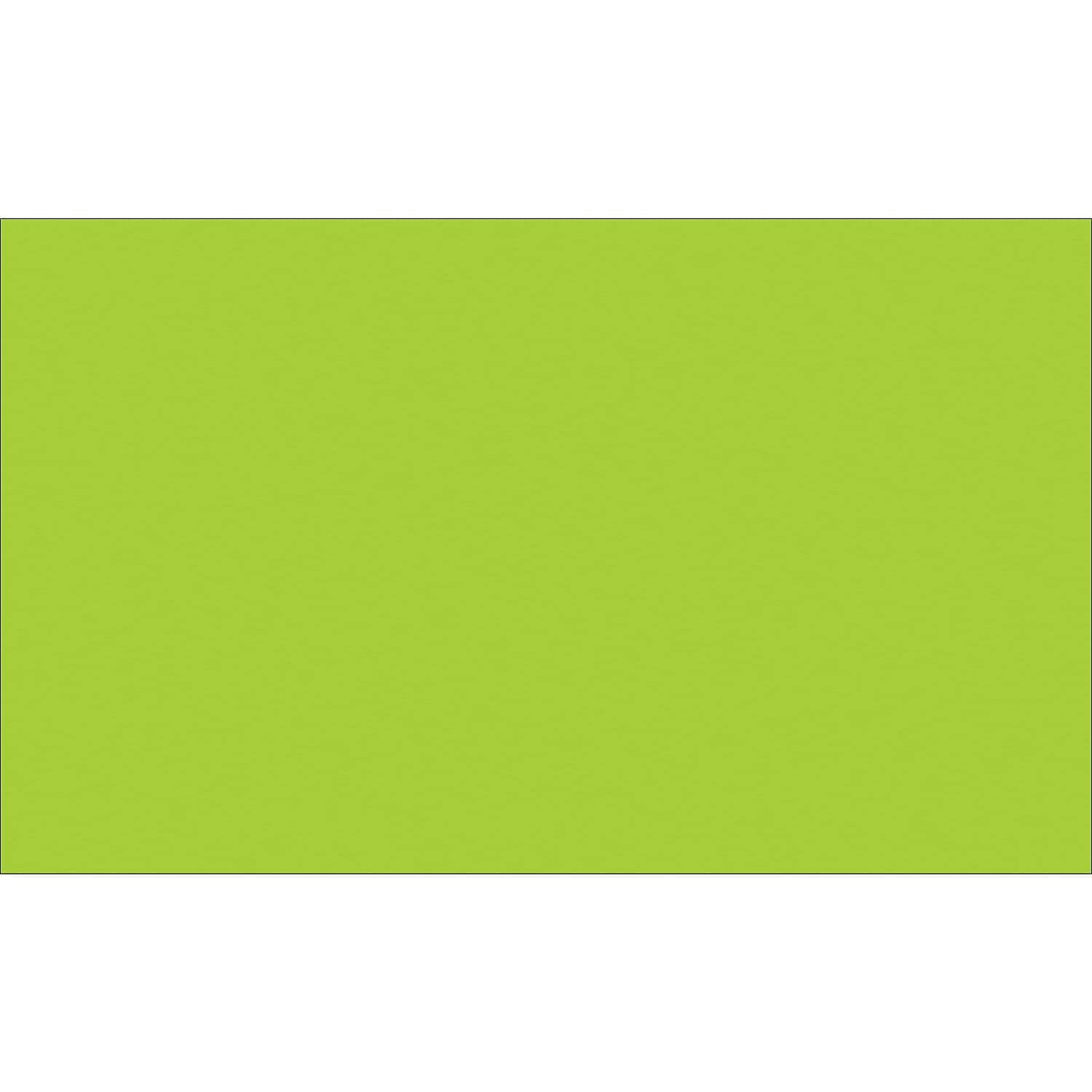 Tape Logic Inventory Rectangle Labels 3' x 6' Fluorescent Green 250/Roll DL633J