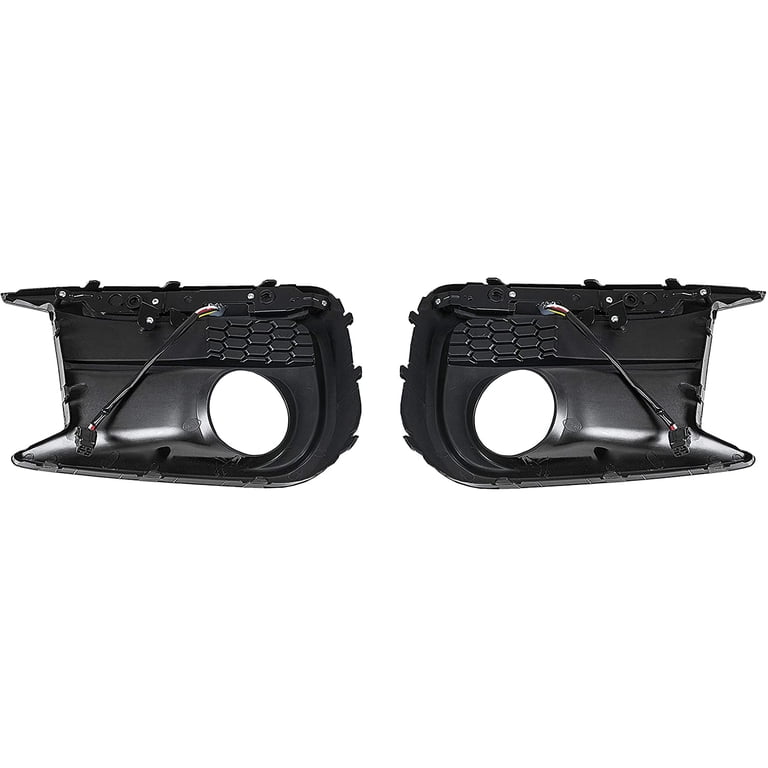 LED Daytime Running Light & Dynamic Turn Signal Bezels For Subaru WRX/STI 2018-2021 | Black, Replaces 57731VA380/390