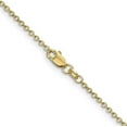 thumbnail image 3 of Solid 14K Yellow Gold 1.6mm Round Open Wide Link Cable with Lobster Lock Chain - 30", 3 of 8