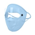 thumbnail image 3 of Lumistal Sun Face Cover UV Sun Protection Neck Gaiter Scarf UPF50+ Breathable Cooling for Summer Outdoor Activities Reusable Hiking Running Cycling & Outdoor Sports 1Sky Blue One Size, 3 of 4