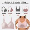 thumbnail image 4 of Women's Adjustable Wireless Sports Bra - No Steel Ring, Plus Size, 4 of 7