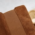 thumbnail image 3 of B91xZ Bottines à Talon pour Femmes, Plateforme Élastique, Semelle Crantée, à Enfiler, Marron 7.5, 3 of 5