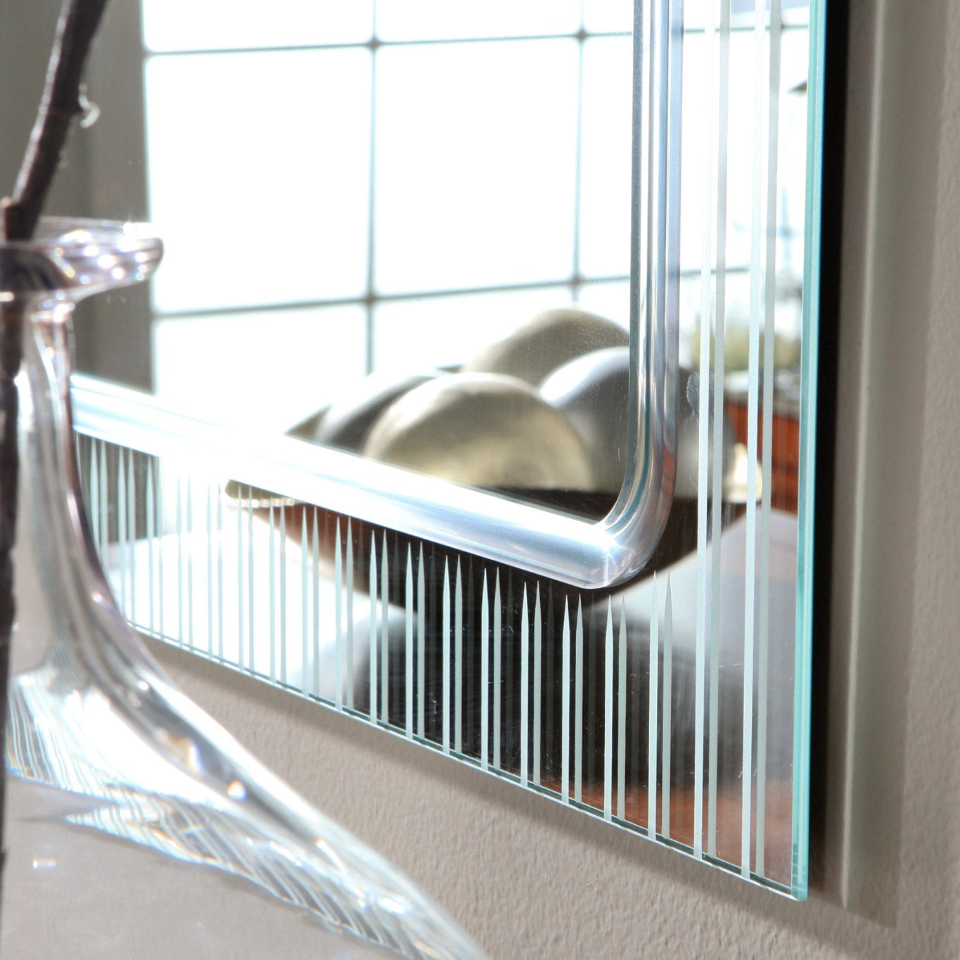 Frameless Deco Mirror