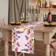 thumbnail image 2 of Table Runners 108 Inches Long Dress Scarves, Pink Spring Floral Farmhouse Coffee/Dining/Kitchen Table Runner for Living Room, Elegant Pastoral Flowers Daisy 13x108 Inch, 2 of 9