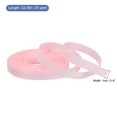 thumbnail image 2 of Uxcell Grosgrain Ribbons with White Dots Ribbon Bow Decoration Crafts Gift Wrapping Wedding Pink 25 Yards 3/8 Inch, 2 of 7