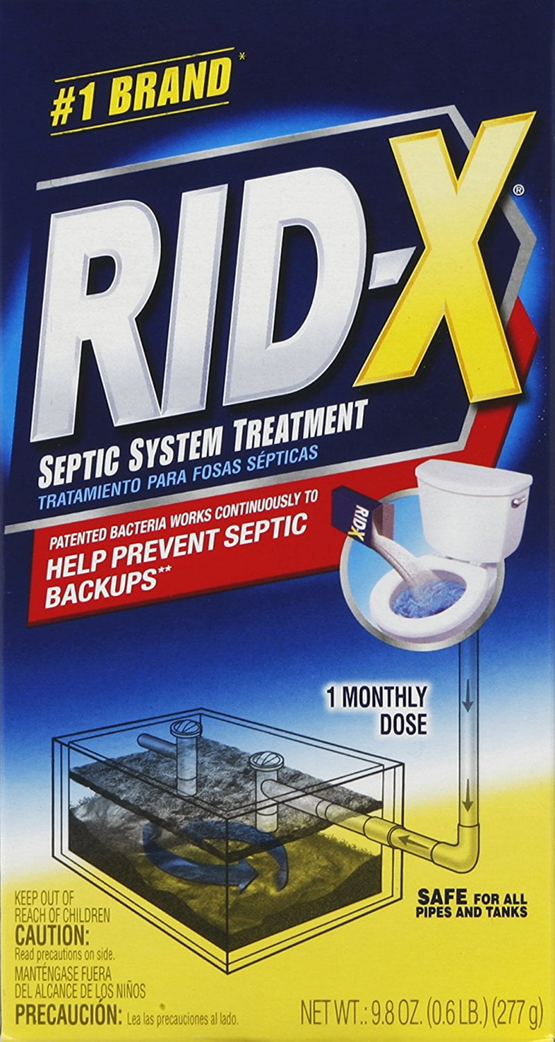 RIDX Septic Treatment, 1 Month Supply Of Powder, 9.8 oz, 1 Brand* in