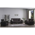 thumbnail image 4 of Ottomanson Origins Sleeper Loveseat, Black Microfiber, 4 of 9
